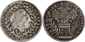 Franz I. Stephan, 20 Kreuzer 1765, W-I, Vienna