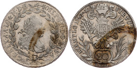 Joseph II., 20 Kreuzer 1767, I.C.-S.K.