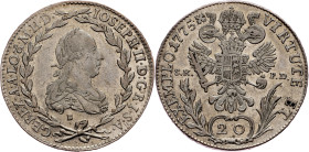 Joseph II., 20 Kreuzer 1775, B/S.K.-P.D.