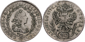 Joseph II., 20 Kreuzer 1776, E/H.-G.
