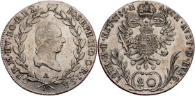 Joseph II., 20 Kreuzer 1786, A
