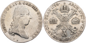 Joseph II., 1 Thaler 1784, B, Kremnitz