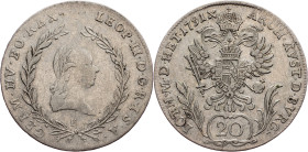 Leopold II., 20 Kreuzer 1791, F