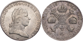 Leopold II., 1 Thaler 1792, M, Milan