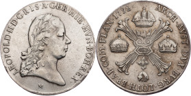 Leopold II., 1 Thaler 1792, M, Milan
