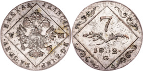 Franz I. (II.), 7 Kreuzer 1802, G