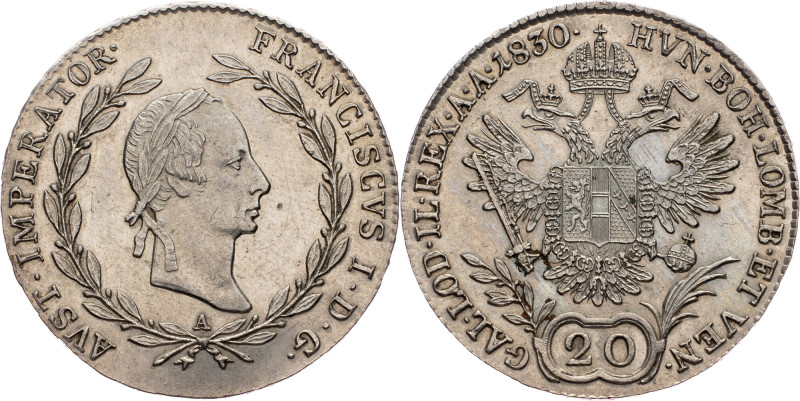 Franz I. (II.), 20 Kreuzer 1830, A Austria-Hungary, Franz I. (II.), 20 Kreuzer 1...