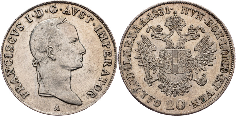 Franz I. (II.), 20 Kreuzer 1831, A Austria-Hungary, Franz I. (II.), 20 Kreuzer 1...