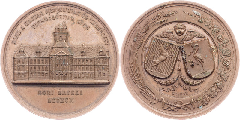 Hungary, Medal 1868, Seidan Austria-Hungary, Hungary, Medal 1868, Seidan, 46 g, ...