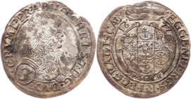 Johann Christian von Eggenberg, 3 Kreuzer 1677, Krummau