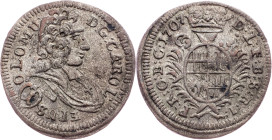 Wolfgang von Schrattenbach, 1 Kreuzer 1707, Kremsier
