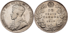 George V, 50 Cents 1919, Ottawa