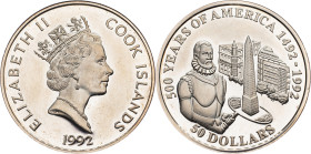 Elizabeth II, 50 Dollars 1992