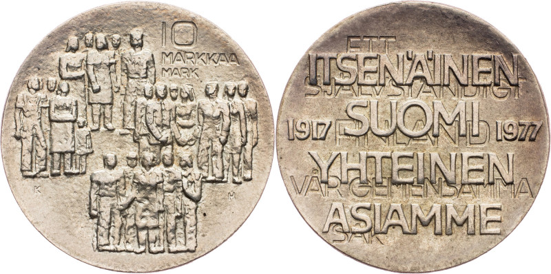 Republic, 10 Markkaa 1977, Helsinki Finland, Republic, 10 Markkaa 1977, Helsinki...