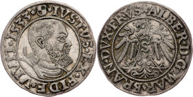 Duchy of Prussia, Albert I, 1 Groschen 1533