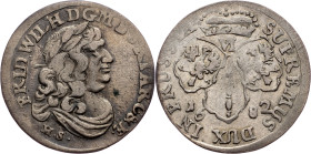 Brandenburg-Prussia, Frederick William, 6 Groschen 1682