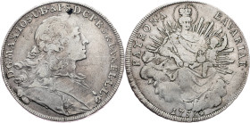 Maximilian III Joseph, 1 Thaler 1756, Munich