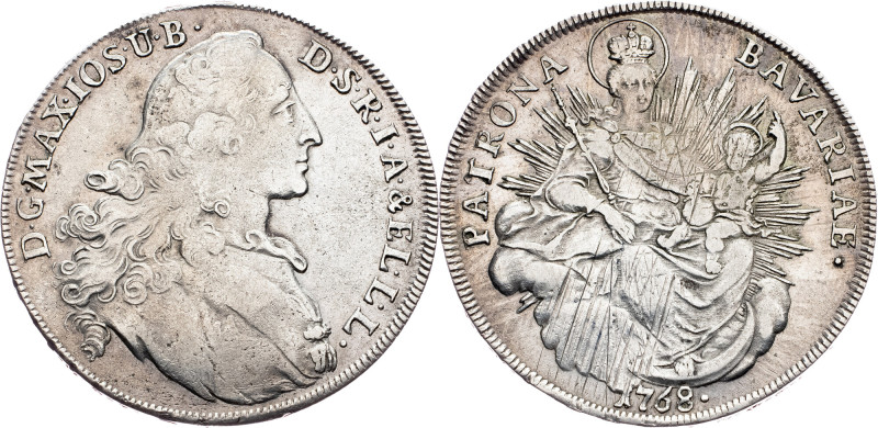Maximilian III Joseph, 1 Thaler 1768, Munich Germany, Maximilian III Joseph, 1 T...