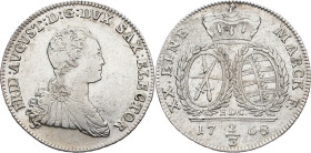 Friedrich August III, 2/3 Thaler 1768, Dresden