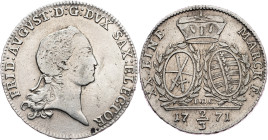 Friedrich August III, 2/3 Thaler 1771, Dresden