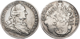 Charles Theodore, 1 Thaler 1778, Munich