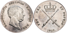Maximilian I Joseph, 1 Thaler 1813, Munich