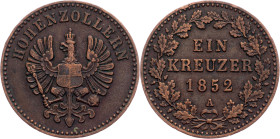 Friedrich Wilhelm IV, 1 Kreuzer 1852, Berlin