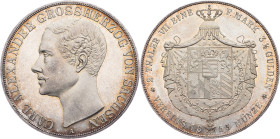Sachsen, Charles Alexander, 2 Thalers 1855, A, Berlin
