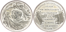 Strasbourg, Medal 1889, Oertel Berlin