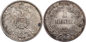 Wilhelm II, 1 Mark 1891, Berlin