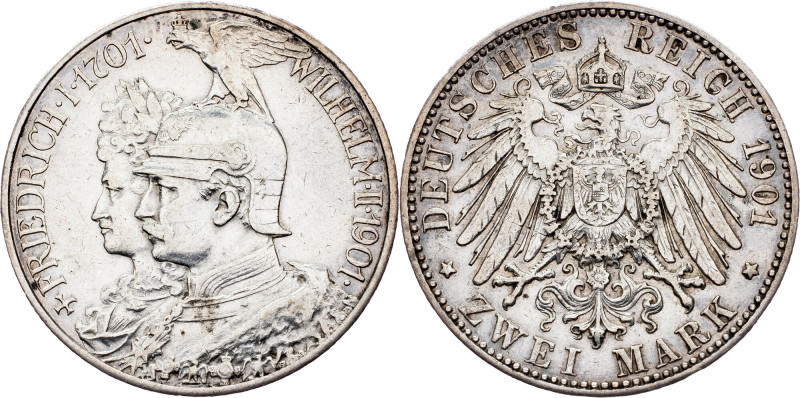 Wilhelm II, 2 Marks 1901, Berlin Germany, Wilhelm II, 2 Marks 1901, Berlin, 11,0...