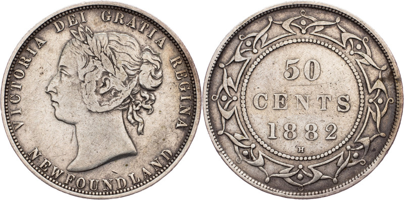 Victoria, 50 Cents 1882, Birmingham Great Britain, Victoria, 50 Cents 1882, Birm...