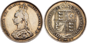 Victoria, 1 Shilling 1887