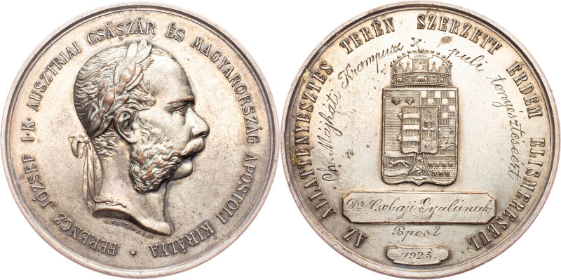 Franz Joseph I., Medal 1923, Tautenhayn Hungary, Franz Joseph I., Medal 1923, Ta...