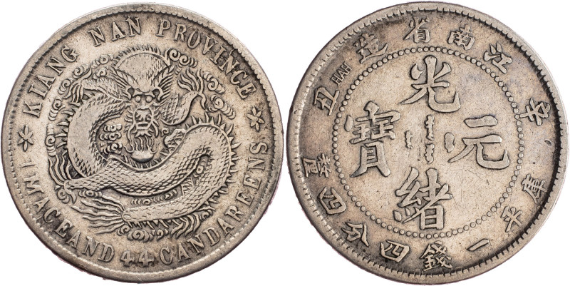 Kiang nan, 20 Fen 38 (1901) China, Kiang nan, 20 Fen 38 (1901), 5,37 g, Ag (820/...