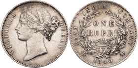 Victoria, 1 Rupee 1840