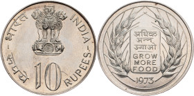 Republic, 10 Rupees 1973, Bombay