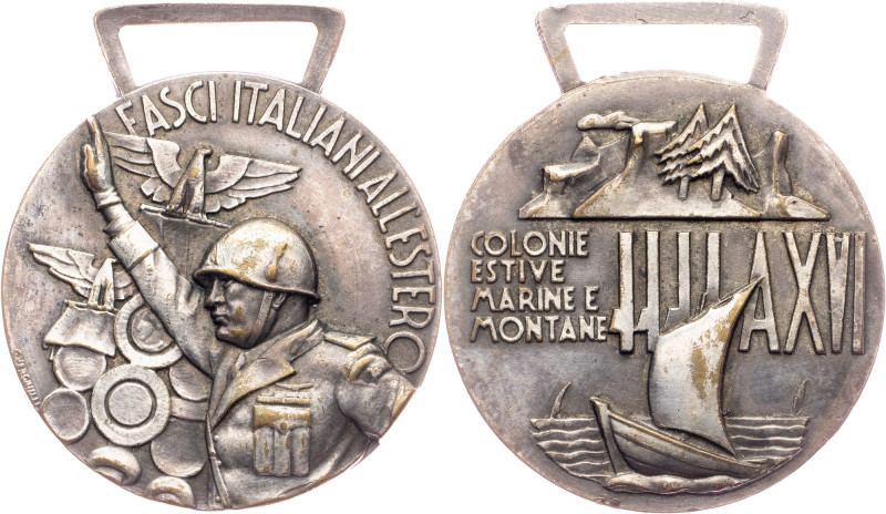 Italy, Medal 1938 Italy, Italy, Medal 1938, 13,925 g, AE, Fasci Italiani all'Est...