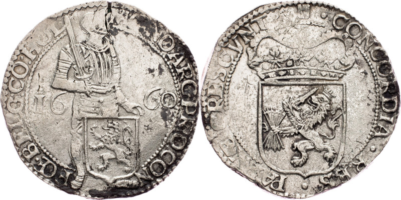 Holland, Silver Ducat 1660, Dordrecht Netherlands, Holland, Silver Ducat 1660, D...