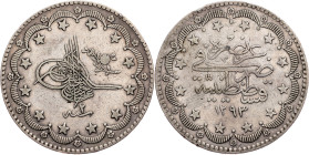 Abdul Hamid II, 20 Kurus 1293 (1877), Konstantiniyye