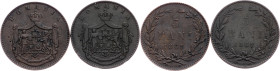 Carol I, 5 Bani 1867, Heaton
