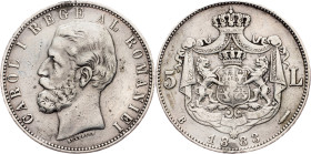 Carol I, 5 Lei 1883