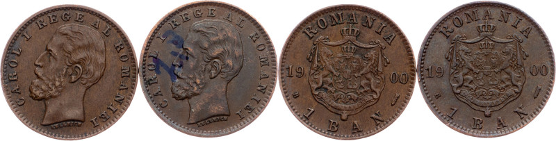Carol I, 1 Ban 1900, Hamburg Romania, Carol I, 1 Ban 1900, Hamburg, 2,02 g, Bron...