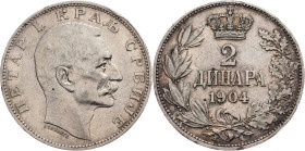 Peter I, 2 Dinara 1904