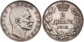 Peter I, 2 Dinara 1915