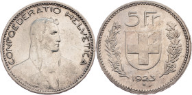 Federal, 5 Francs 1923, Bern