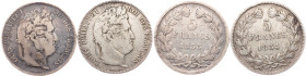 France, 5 Francs 1833, 1834