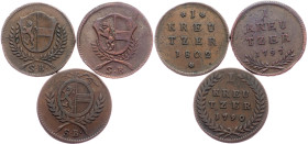 Habsburg, 1 Kreuzer 18-19th century, Salzburg