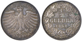 GERMANIA Francoforte Mezzo gulden 1838 - KM 315 AG (g 5,33) R

FDC