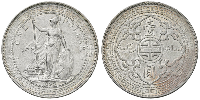 GRAN BRETAGNA Vittoria (1837-1901) Dollaro 1899 - KM T5a AG (g 26,93) 

SPL-FD...